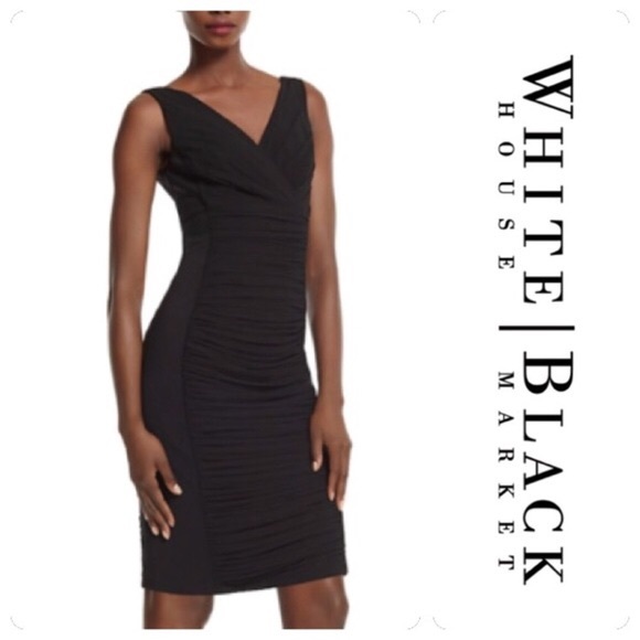 white house black market instantly slimming dress